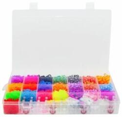 LeanToys Set creativ elastice pentru bratari, 4200 piese, multicolor, gh-4200 (93739)