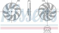 NISSENS Ventilator, radiator NISSENS 850099