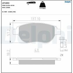 DELPHI KLOCKI HAM - centralcar - 90,69 RON