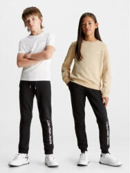 Calvin Klein Jeans Melegítő alsó Logo IU0IU00604 Fekete Regular Fit (Logo IU0IU00604)