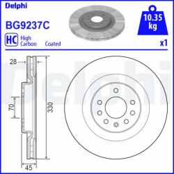 DELPHI Tarcza Ham. Przod (bg9237c)
