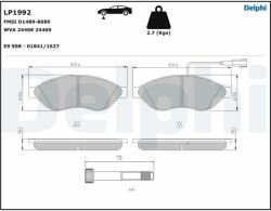 DELPHI Klocki Ham. Przod - centralcar - 210,46 RON