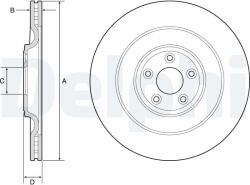 DELPHI Tarcza Ham. Jaguar F-type 12- Tyl - centralcar - 396,57 RON