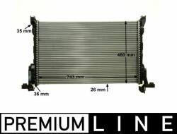 MAHLE Chlodnica Wody Behr Premium Line - centralcar - 957,06 RON