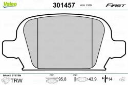 VALEO set placute frana, frana disc VALEO ESSENTIAL 301457 (301457)