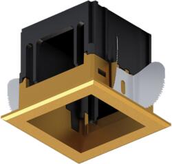 ELMARK Modena 1 Module Recessed Box With Frame Brass (92MOD1GR/BR)