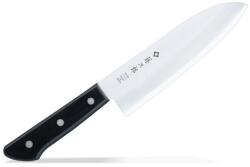 TOJIRO Кухненски нож Tojiro Basic Santoku, 17 см, неръждаема стомана, 3-пластово острие, черен (F-316)