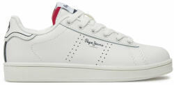 Pepe Jeans Sneakers Pepe Jeans Player Basic B PBS00001 Alb