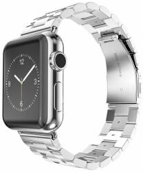 Techsuit Apple Watch 42 / 44 / 45 / 49 mm Techsuit Watchband fém szíj W036 (ezüst)