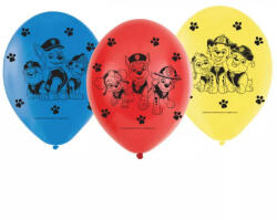  Mancs Őrjárat Heroes léggömb, lufi 6 db-os 9 inch (22, 8 cm) (DPA9903825)