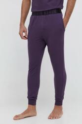 Calvin Klein Underwear pizsama nadrág lila, férfi, nyomott mintás - lila M