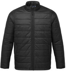 Premier vízálló bélelt férfi steppelt kabát PR817, Black - feherpolo - 28 927 Ft