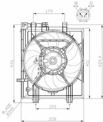 NRF Ventilator, radiator NRF 47936 - centralcar