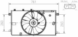 NRF ventilátor, motorhűtés NRF 47933 (47933)