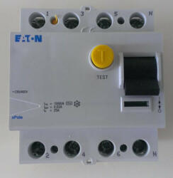 Eaton Intrerupator diferential 3P+N 40A/30MA EATON PF7-40/4/003-DE(PFIM) (PF7-40/4/003)