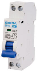 GACIA Disjunctor 1P+N C6A 4.5kA GACIA (GACIA PN8N-1NC6)