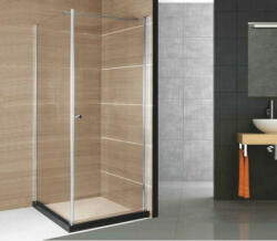 GLADYS Cabina de dus patrata din sticla securizata si aluminiu, 90 x 90 cm, RDR11 GLADYS (20440542)