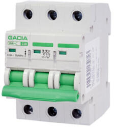 GACIA Disjunctor 3P C10A 4.5kA GACIA (GACIA SB6HC-3C10)