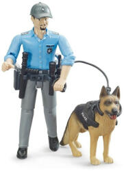 BRUDER Rendőr kutyával (62150)