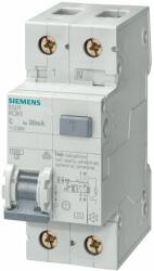 Siemens Intrerupator cu protectie diferentiala RCBO 1P+N 10A/30mA (5SU1353-1KK10)