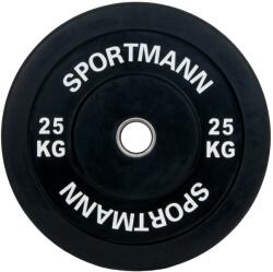 Sportmann Greutate Cauciuc Bumper Plate Sportmann 25kg/51mm