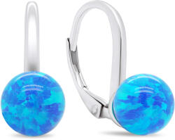 Brilio Silver Divatos ezüst fülbevaló szintetikus opálokkal EA414WB