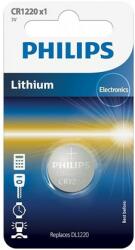 Philips Baterie lithium CR1220 blister 1 buc Philips (PH-CR1220/00B) - electrostate Baterii de unica folosinta