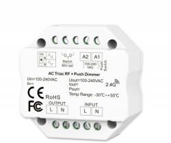 ISOLED Sys-Pro univerzális Push/Radio Mesh Dimmer 230V IsoLED (ISO 114425)
