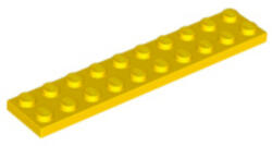 LEGO® Alkatrészek (Pick a Brick) Sárga 2x10 lap 383224 (383224)