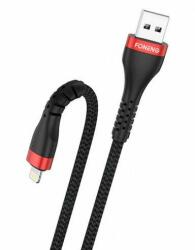 Foneng Cablu Foneng USB la Lightning, X82 iPhone 3A, 1m (negru) (X82 iPhone)