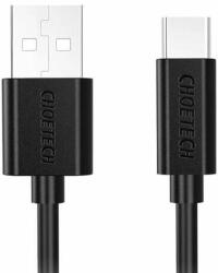 Choetech Cablu, CHOETECH, AC0003, USB-A la USB-C, QC, 2m, Negru (AC0003)