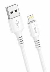 Foneng Cablu de date, Foneng, USB/Lightning, Compatibil cu iPhone, 3A Incarcare Rapida, 1m, Alb (X85 iPhone) (X85 iPhone)