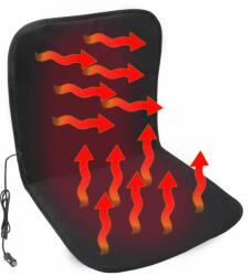 COMPASS Fűtött üléshuzat Black 12 V (04114)