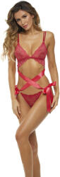 RENÉ ROFÉ Love Status Lace 2pc Bra Set Red M/L