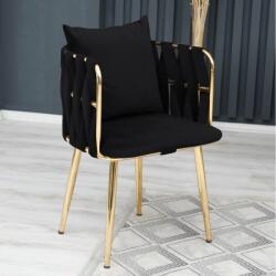 Branson IVY Étkező szék | Fekete - Arany (118BRN1160)