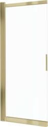 Deante Prizma paravan cadă 100 cm o piesă auriu periat/sticlă transparentă KTJ_R73R