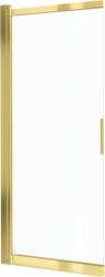 Deante Prizma paravan cadă 100 cm o piesă auriu luciu/sticlă transparentă KTJ_Z73R
