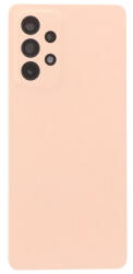 Samsung A536 Galaxy A53 5G akkufedél (hátlap) kamera lencsével és ragasztóval, rózsaszín, peach (gyári)