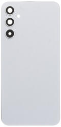 Samsung A346 Galaxy A34 5G akkufedél (hátlap) kamera lencsével és ragasztóval, ezüst, silver (gyári)