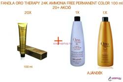 Fanola ORO Therapy 24K Ammonia Free Permanent Color 100 ml 20+ AKCIÓ ()