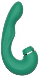 Chisa-novelties Kissen Siren - szilikon, G-pontos, csiklóizgatós, vízálló vibrátor - 16 cm (zöld)