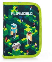 KARTON P+P PlayWorld kihajthatós tolltartó - két klapnis - OXY BAG zöld (IMO-KPP-9-81424) - lurkojatek