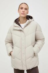 Champion rövid kabát női, bézs, téli, oversize - bézs XL