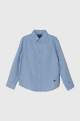 Guess gyerek ing pamutból - kék 122-125 - answear - 16 990 Ft