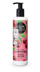 Organic Shop Softening tusfürdő cseresznyével és áfonyával, 280 ml