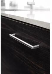  Furnipart Fogantyú D ANGLE 388mm acél csiszolt polírozott (220133388-2535)