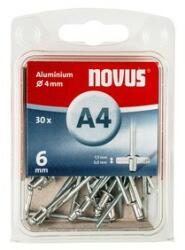 Novus popszegecsek alumínium A4 6 mm 1.5-3.0 30 db
