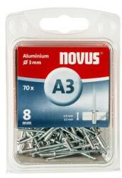 Novus popszegecsek alumínium A3 8 mm 8 mm 4.0-5.5 70 db