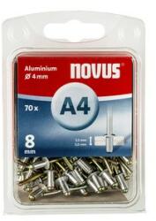  Novus popszegecsek alumínium A4 8 mm 3.5-5.0 70 db