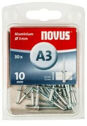 Novus popszegecsek alumínium A3 10 mm 5.0-7.5 30 db